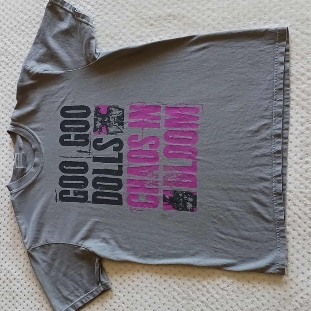 SOLD Goo Goo Dolls chaos in bloom band T-shirt Size Medium - Picture 2 of 8